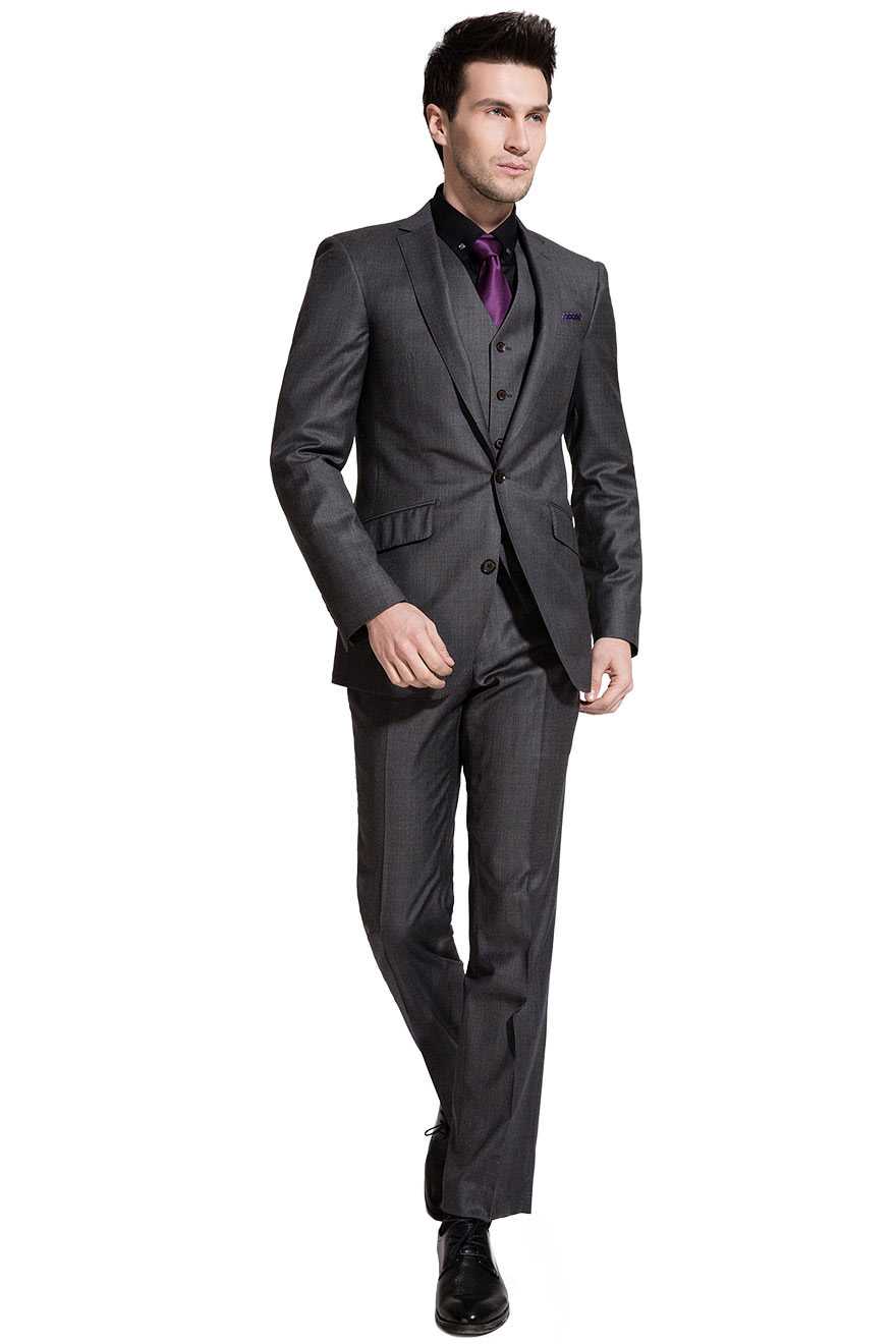 REDA深灰色商务两件套