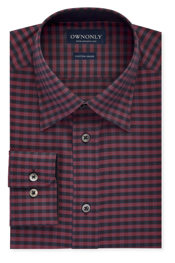 红黑格纹衬衫