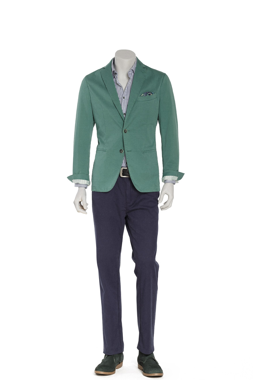 成衣染色休闲单西